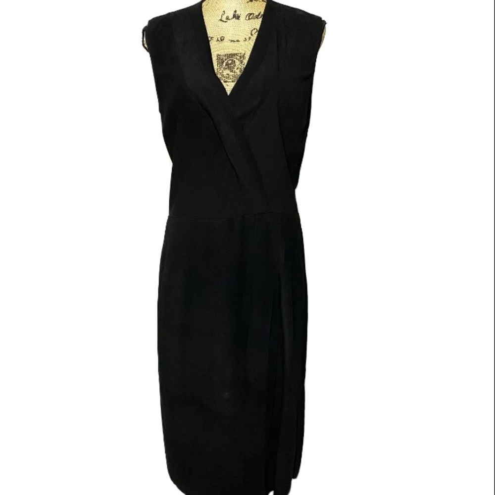 Vince Black Lamb Leather Dress